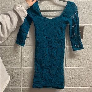 Free People tight mini dress!